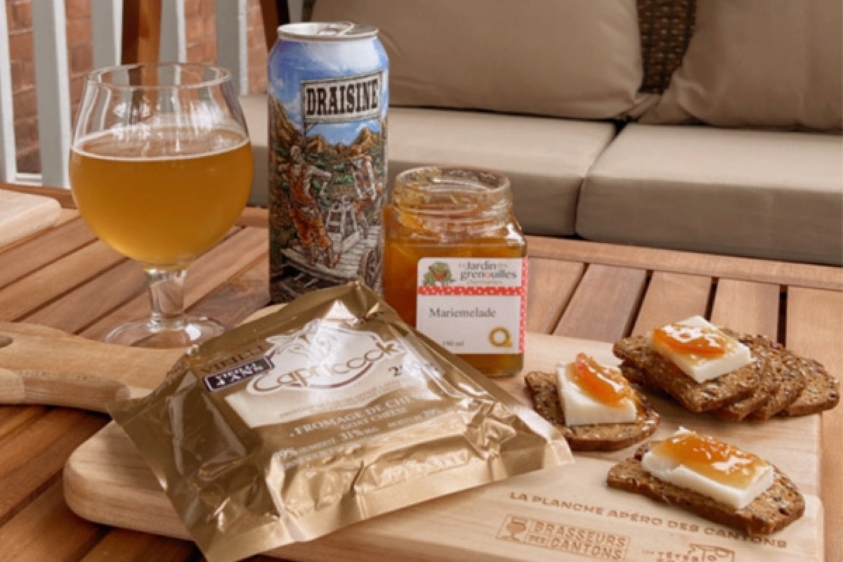 Première Planche apéro des Cantons, direction Coaticook !