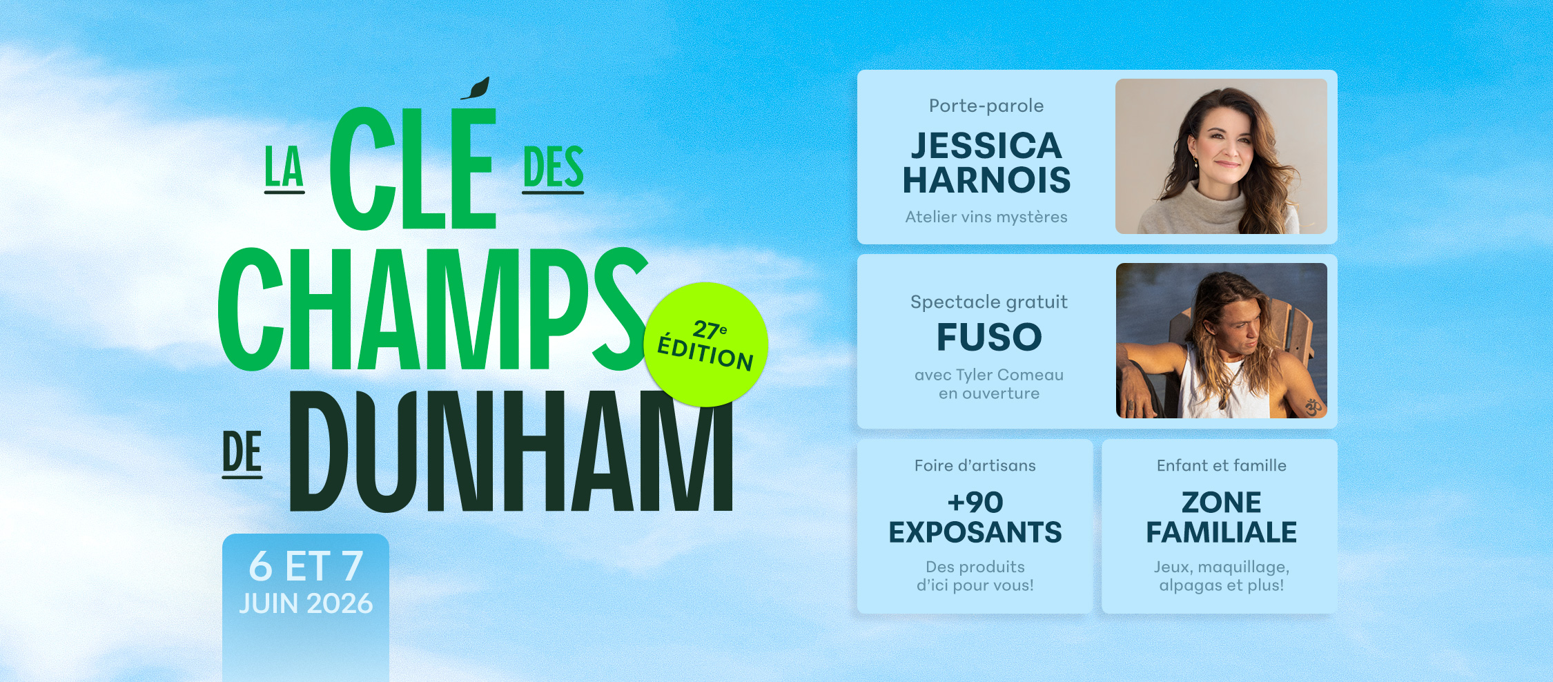 La Clé des Champs de Dunham invitation