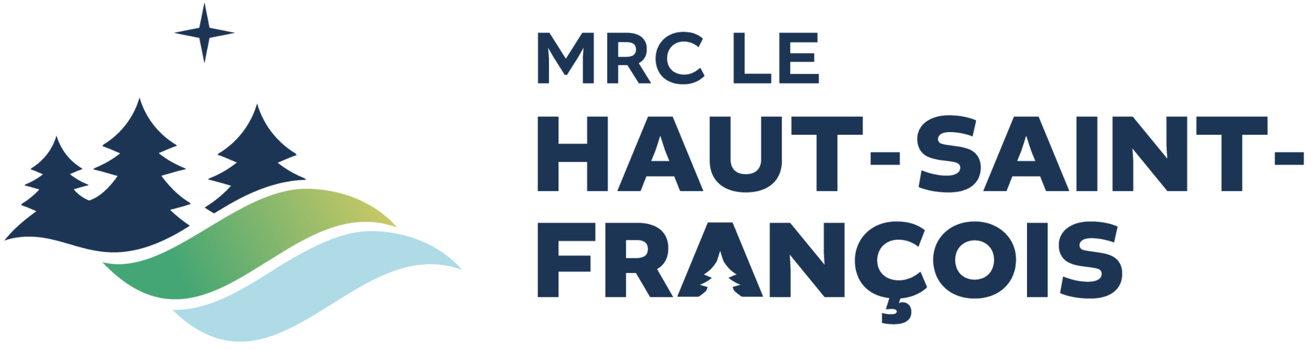 Logo de la MRC du Haut-Saint-François, fier partenaire de Créateurs de saveurs
