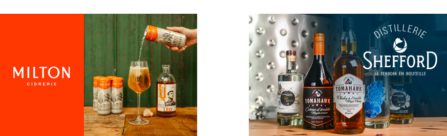 Forfait disponible entre la Cidrerie Milton et la Distillerie Shefford – Créateurs de saveurs